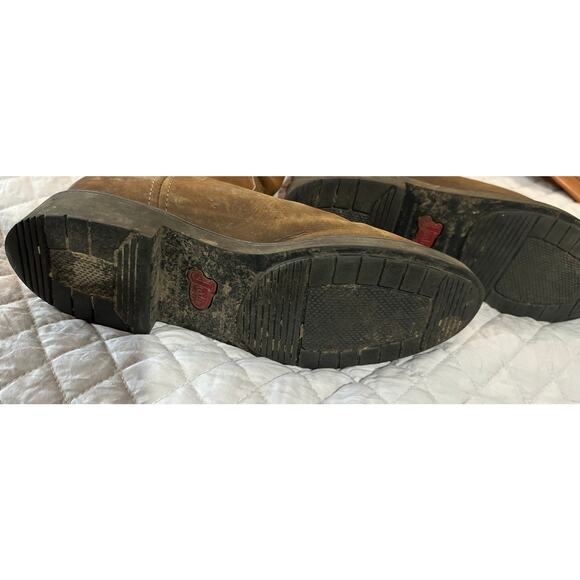 Justin 4760 Men's Brown Round Toe Leather Mid Calf Work Boots
Size 11 - Picture 4 of 10